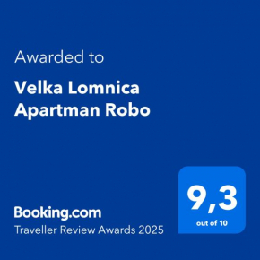 Velka Lomnica Apartman Robo